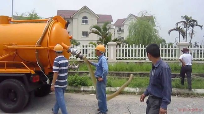 dịch vụ hút bể phốt tại hoài đức