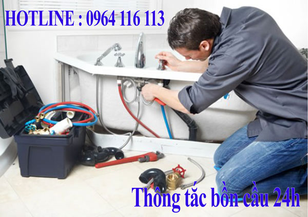 Thông tắc bồn cầu tại Định Công