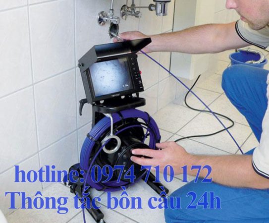 Thông tắc bồn cầu tại Giáp nhị