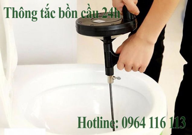 Thông tắc bồn cầu tại Hàng Giấy