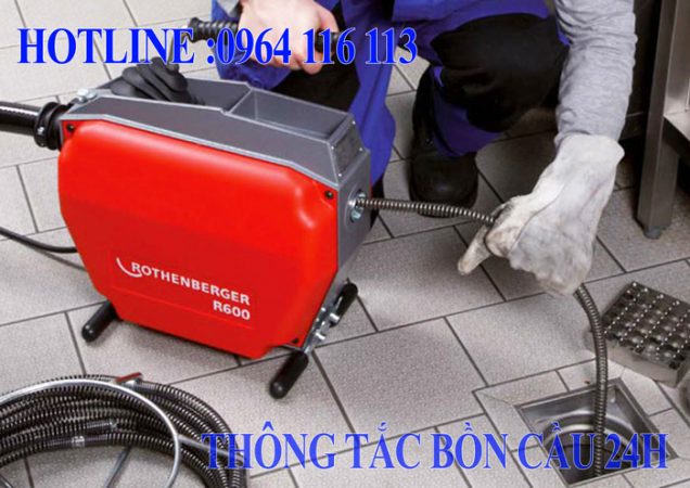 Thông tắc bồn cầu tại Hàng Hòm uy tín