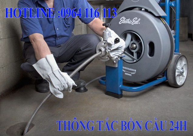 Thông tắc bồn cầu tại Hàng Hương