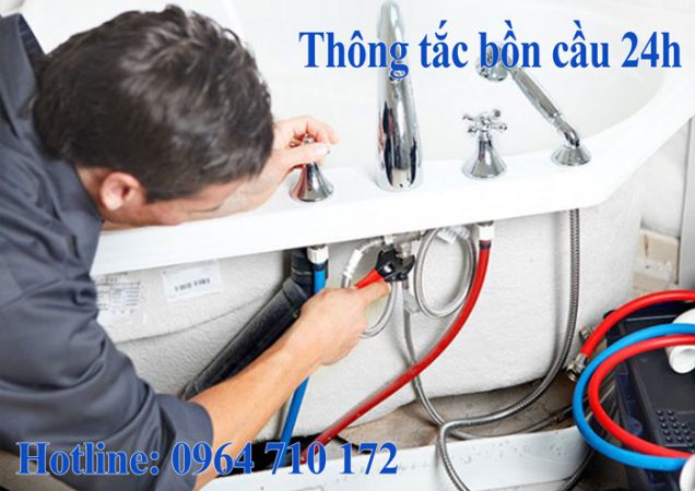 Thông tắc bồn cầu tại Hàng Quạt