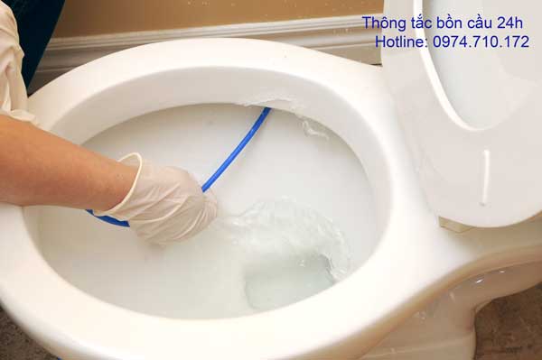 thông tắc bồn cầu hàng Vải nhanh chóng