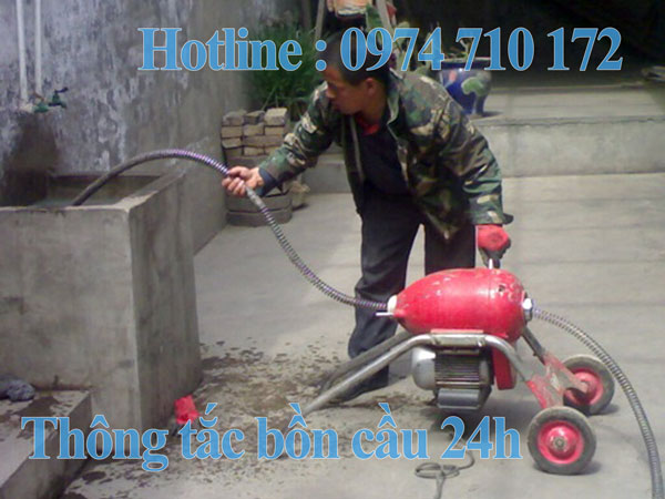 Thông tắc bồn cầu tại Hàng Than uy tín