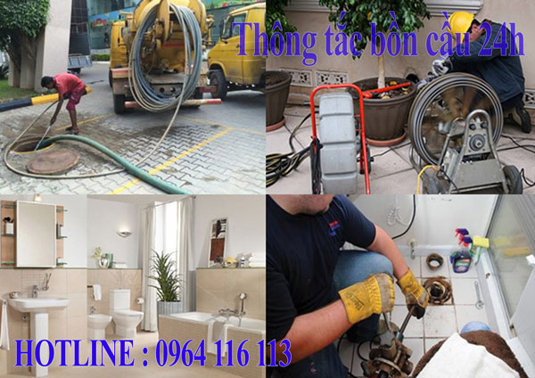 Thông tắc bồn cầu tại Hàng tre
