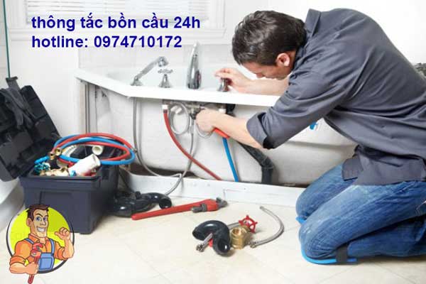 thông tắc bồn cầu tại Hoa Lâm giá rẻ