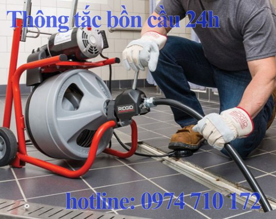 Thông tắc bồn cầu tại Hoàng Quốc Việt