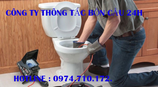 Dịch vụ thông tắc bồn cầu tại Giáp Nhất